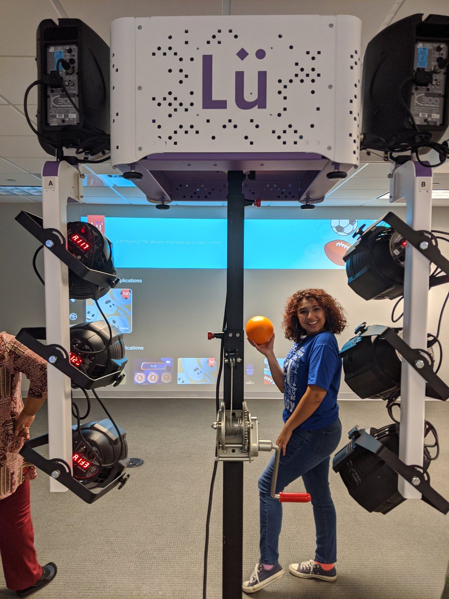 LisaCiraldo's tweet photo. We had a little too much fun playing at the @LHRICit STEAM playdate today. @LuPlayground , I know this is for students, but I think we need one of these in our teachers' lounge. #lettingoffSTEAM #TeamTandE https://t.co/Cu307PyxJa