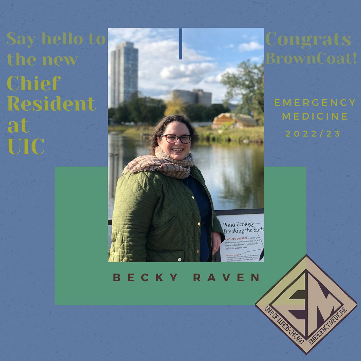 UICBrownCoat's tweet photo. #Congratulations #EMChiefResident @uiccom
#EmergencyMedicine
#BrowncoatNation
#WindyCityEM https://t.co/Oelq11XNp9