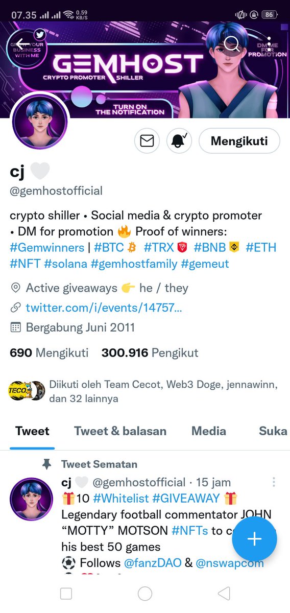 aceblackbigwin's tweet photo. @gemhostofficial Done https://t.co/HltWxYTSDP