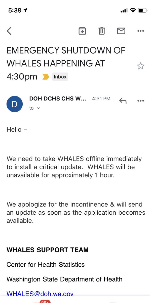 tinatsb's tweet photo. No birth certificates can be filed in WA State at the moment, while they address incontinence in the system. https://t.co/on2KZx2094
