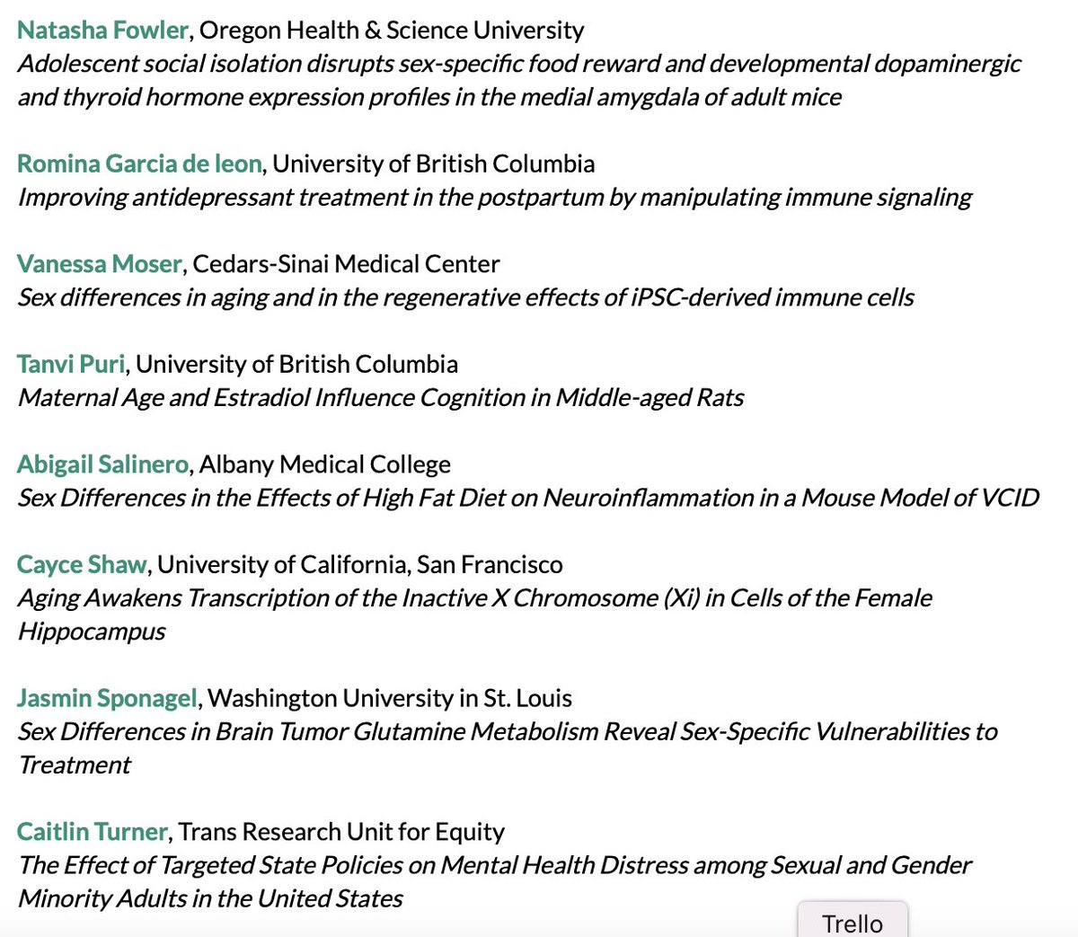OSSDtweets's tweet photo. We are pleased to announce the recipients of the
2022 OSSD Travel Awards!🎉🏅👏

✅ register for the conference (early bird ends on 4/3)
✅ submit a late-breaking abstract (deadline: 4/3)
https://t.co/sQYNLbsQL0 https://t.co/48bKfr9kMV
