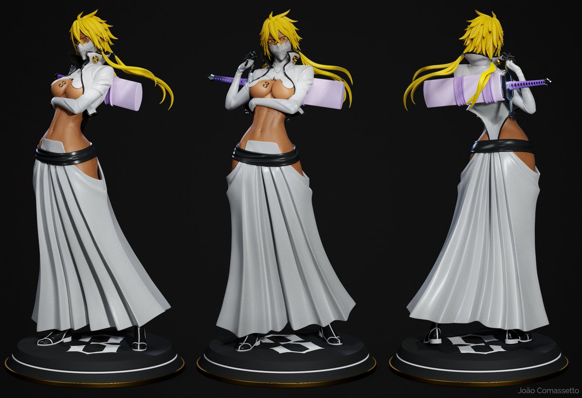 Hey hey! Decided to do a statue/figure of Tier Harribel from Bleach. She was the first character that I really wanted to model when I started my journey as a 3D artist!
artstation.com/artwork/xYNXvO 
#BLEACH  #フィギュア #ZBrush #Collectibles #figure #anime #ティアハリベル