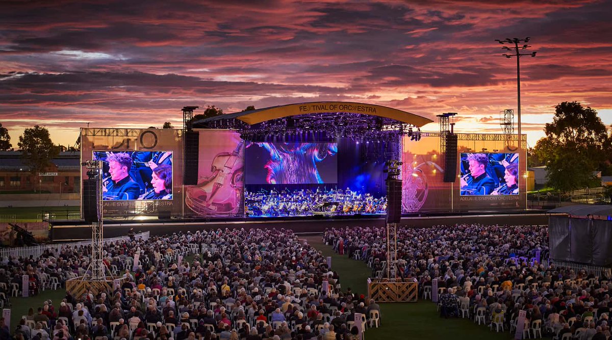 AudioTechnology's tweet image. L-Acoustics Goes Outdoors with the Adelaide Symphony Orchestra - audiotechnology.com/news/l-acousti…
The first Festival of Orchestra (FOFO) was held at the Adelaide Showground and featured six themed concerts performed over ten nights by the Adelaide Symphony Orchestra (ASO). With grant ...