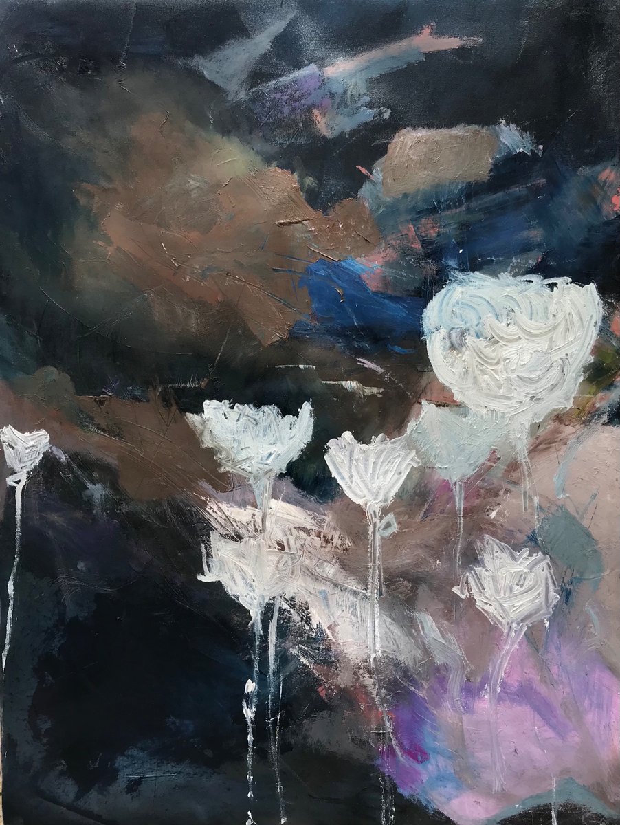 MelzieQ's tweet image. Excitedly finished four paintings and uploaded them to have words added digitally. Looking forward to the finished product and releasing them soon 👀🖤
What are you working on?
#NFTpoetry #processmatters