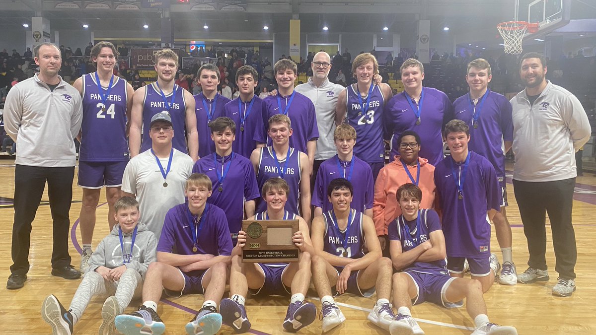 Sub Section 2 AA boys basketball champions! Go Panthers!