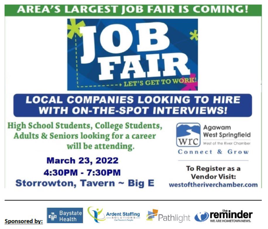 Looking for a job? Stop by March 23rd