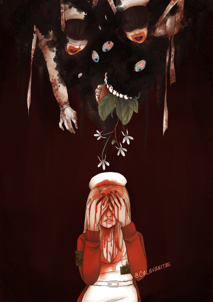 "I just love the theater, Travis. I want to be an actress. But mom was a nurse, and her mom was a nurse... So I'm going to be a nurse. I've got what it takes though..."

•Silent Hill's Lisa Garland
•DBD and SH main verse
•(N)SFW (?)
•Ships with Chem
•More below
•❤ and 🔄