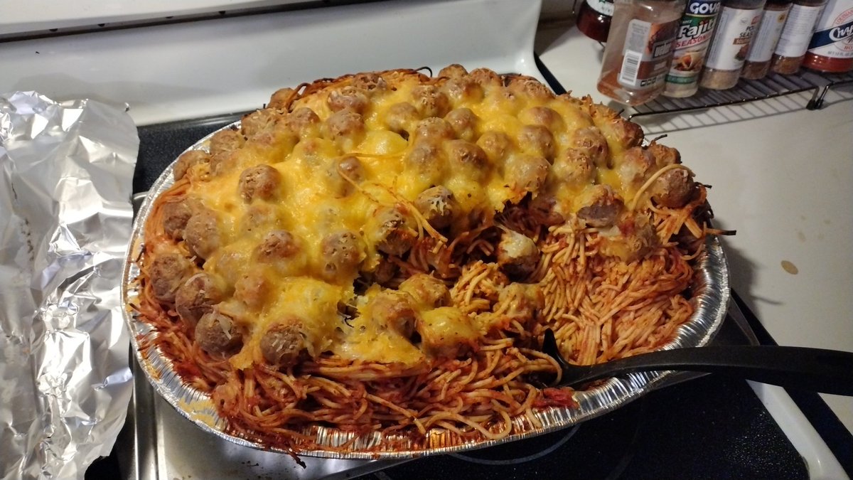 PrinceCapacity's tweet image. Good old fashioned mom's spaghetti 🍝
