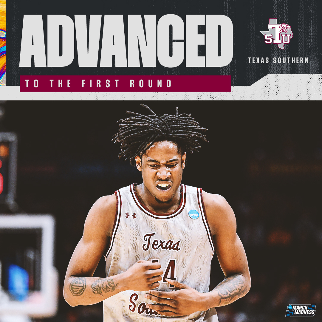 FIRST #MARCHMADNESS W OF 2022! 😤

(16) Texas Southern picks up a #FirstFour win for the second year in a row after taking down Texas A&amp;M-CC 76-67. #MarchMadness