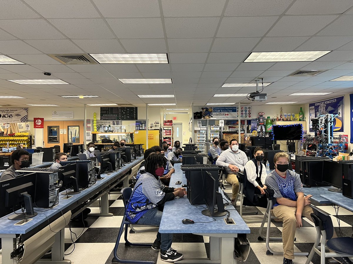 Dillard Tech (@techdillard) on Twitter photo Great visit with Sam and Maria from <a href="/awscloud/">Amazon Web Services</a> <a href="/amazon/">Amazon</a> at the Dillard <a href="/FRC108/">Sigmacat Robotics</a> robotics lab. Thank you. Great visit with Sam and Maria from <a href="/awscloud/">Amazon Web Services</a> <a href="/amazon/">Amazon</a> at the Dillard <a href="/FRC108/">Sigmacat Robotics</a> robotics lab. Thank you.