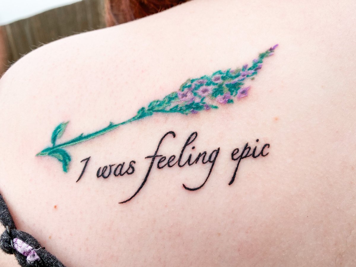 TVD Quote I Was Feeling Epic Sticker by cmtrends  Tvd quotes Epic tattoo  Vampire diaries tattoo ideas quotes
