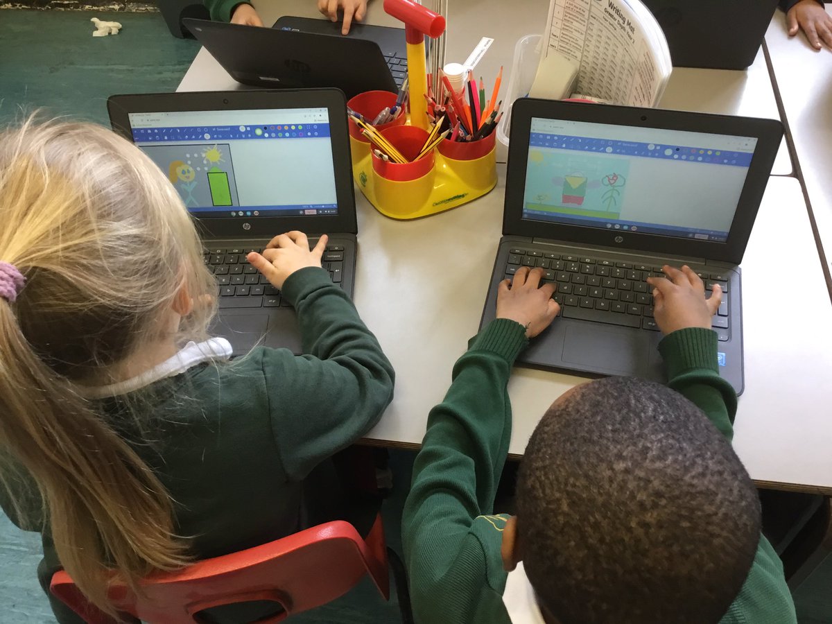 GoldfinchPrmry's tweet image. Year 2 have been learning to save and retrieve their work in computing. Miss Johnson was amazed to see them in action. #TechGeniuses