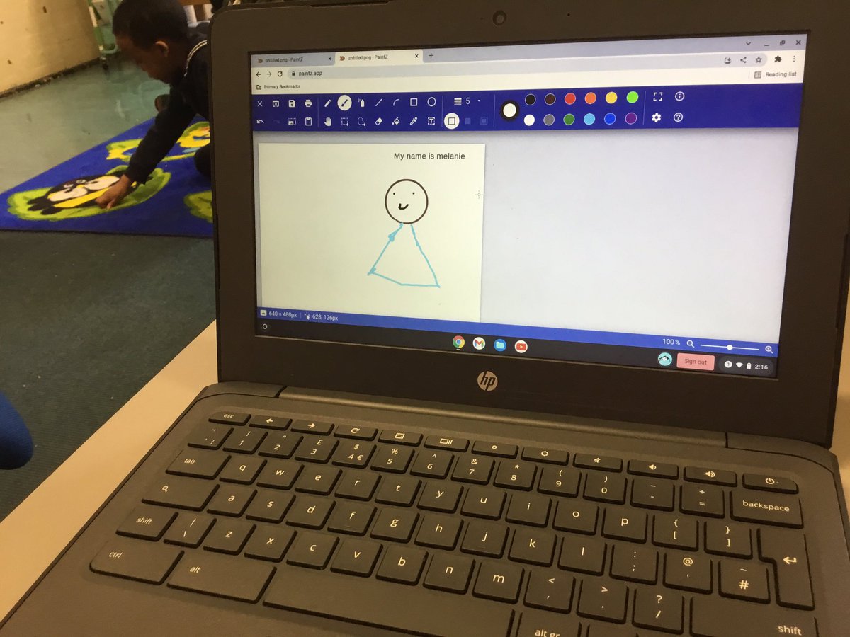 GoldfinchPrmry's tweet image. Year 2 have been learning to save and retrieve their work in computing. Miss Johnson was amazed to see them in action. #TechGeniuses