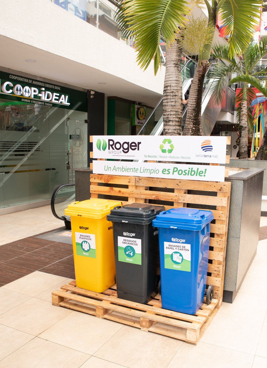 RogerGroup1's tweet photo. El pasado jueves 10 de marzo, nuestra empresa #RogerGroup en alianza y cooperación con Bella Terra Mall (@bellaterramall) realizó la entrega de un set de reciclaje a dicha plaza comercial, el mismo, contribuirá al manejo de los desechos sólidos. https://t.co/LlUN4cDtqP