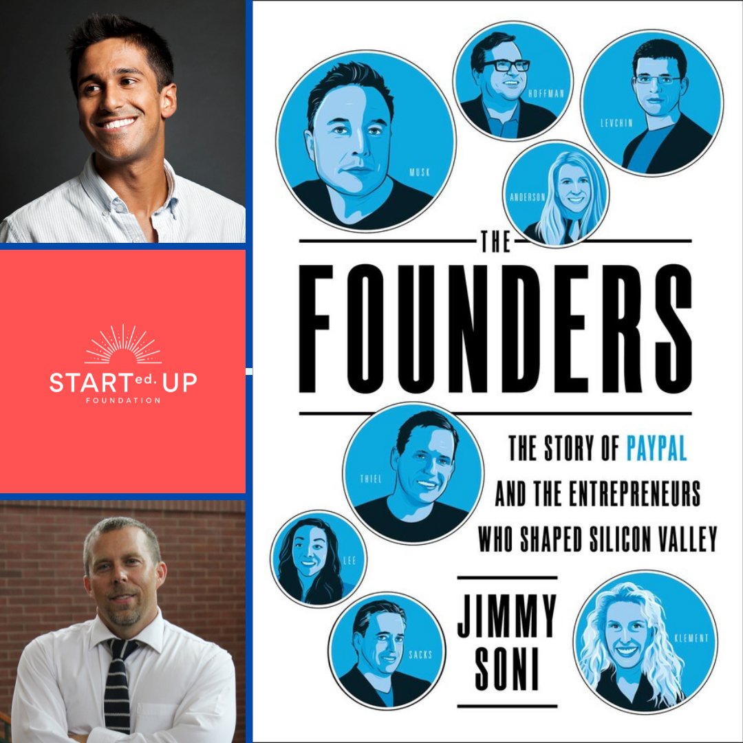 DonWettrick's tweet photo. Author @jimmyasoni on his new book, "The Founders" in which he interviews @elonmusk, @reidhoffman @DavidSacks,etc.
We also talk EDU &amp; he has agreed to send a signed copy to you &amp; your favorite teacher!
RE w/ your favorite teacher &amp; we will pick 2 winners!

https://t.co/dwGsFCy8XX https://t.co/RQuVKFt9ci