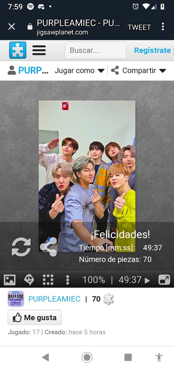 GraceRuilovaMer's tweet photo. @purpleamiec @BTS_twt 🤭 aquí va mi capture 
#ExtremeStreamParty 
@BTS_twt https://t.co/KnvqWxBGiP