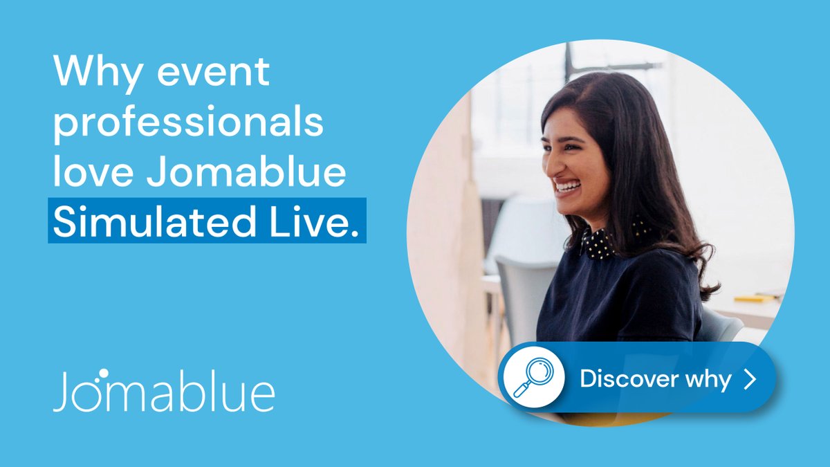 jomablue's tweet photo. Simulated live is a streaming option where event organizers create a pre-recorded video file and set it to play at a specific time as if it were live. Event organizers love it and with good reason. Find out why here: https://t.co/47NpcYFHoB https://t.co/9YkRNaxhxk