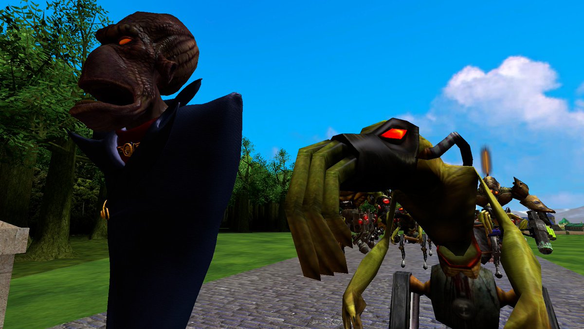SlenderKidz's tweet photo. Slig: This is it, Mullock. The map leads us here. One of power sources. Maybe it's better to wait until dark, so we don't attract any unwanted attention from anyone who wanted to stop us all.

Mullock: Oh, I have a feeling we'll fit right in.
#Oddworld #Mullock #GarrysMod #Gmod https://t.co/8ZfHpeon1A