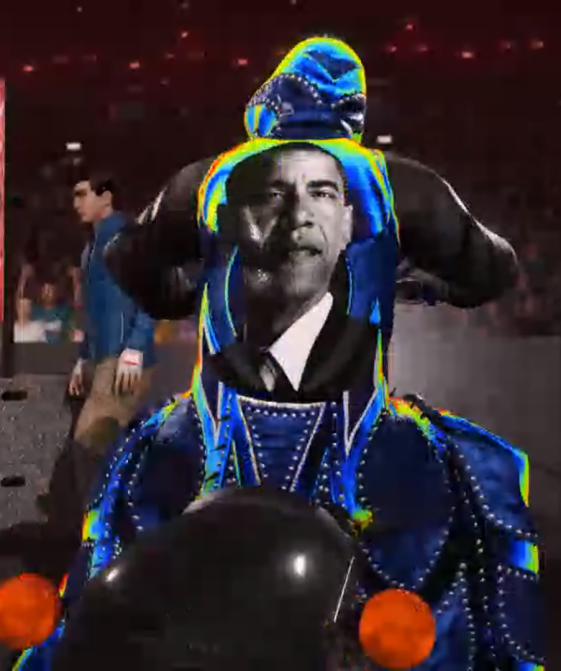 SqueezeUrBalls9's tweet photo. My #1 hero, and my idol. Wouldn't be where I am today if it weren't for you @BarackObama. I'll win this next one for you, I swear. #COOLSWRESTLINGFEDERATION https://t.co/XBAlBLaJyl