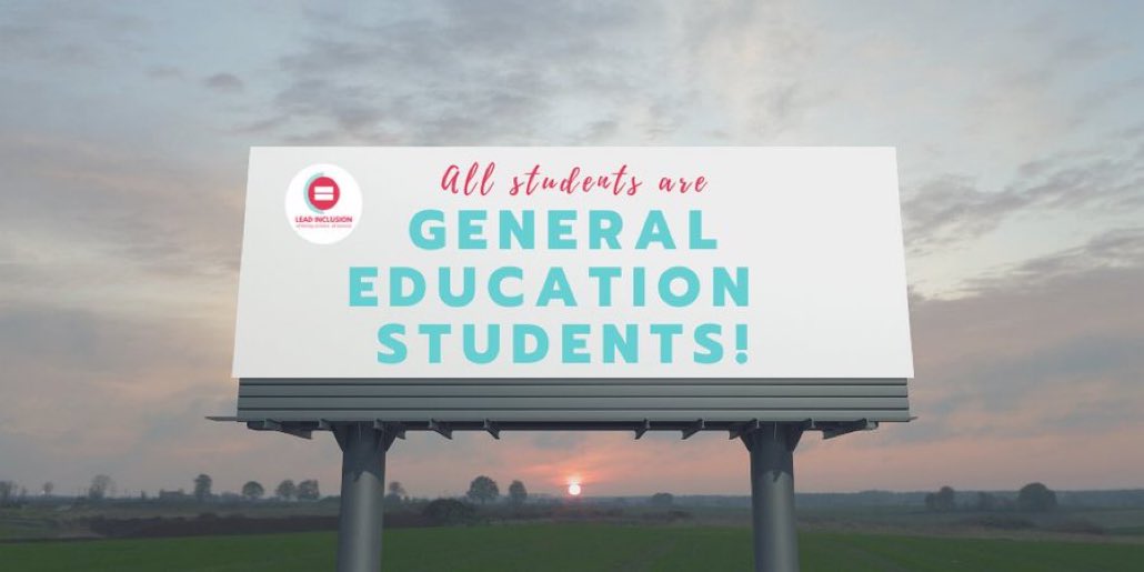 💯There are no "special education students." All students are first and foremost general education students. All students belong to ALL of us. 💯 #LeadInclusion #globaled #inclusion #UDLchat #udl #edchat #edutwitter #edleaders #tuesdaymotivations #tuesdayvibe