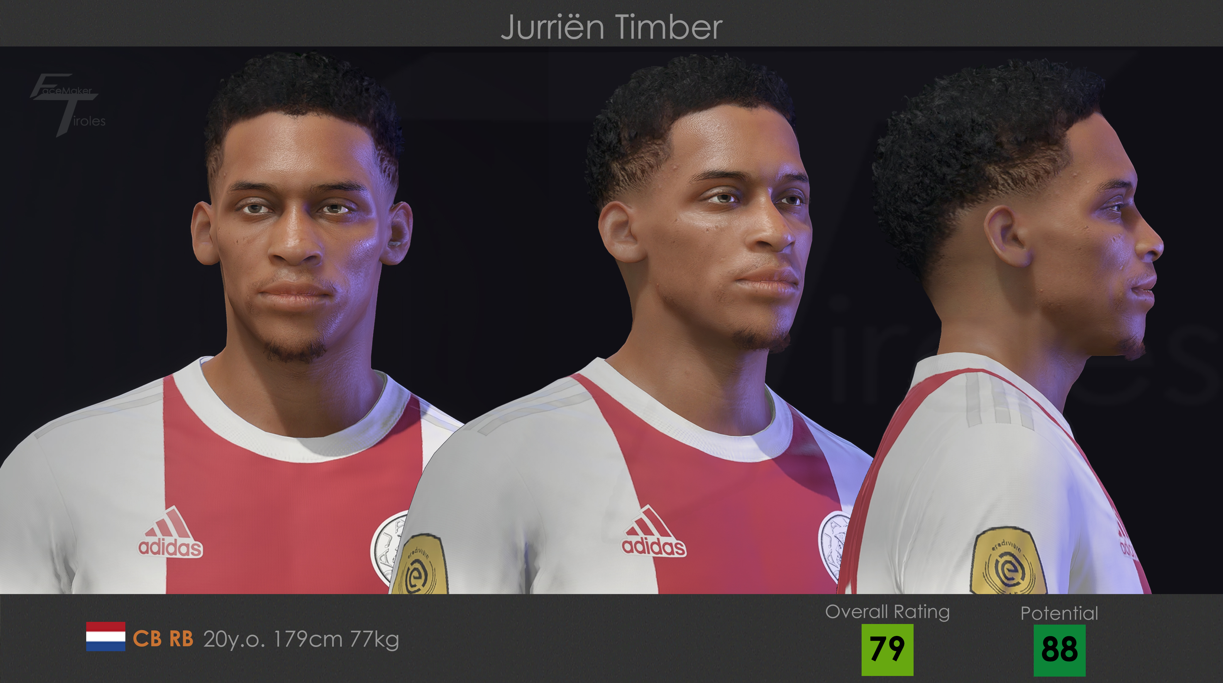 o_tiroles on X: J. Timber - FIFA 22 (PC MOD) - Download