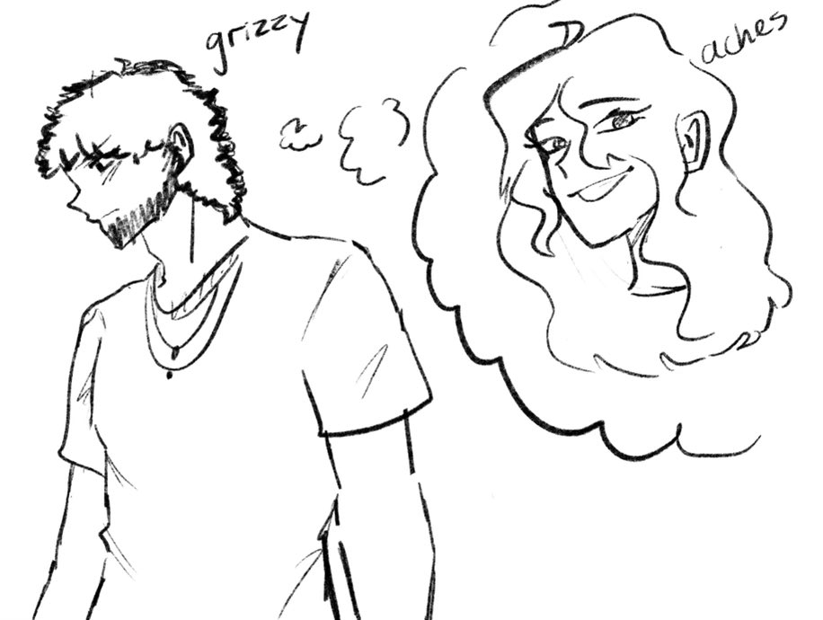 KOODLEBOOP's tweet photo. Made fanart of @AchesGamin and @SoGrizzy don’t judge me please 🥲 https://t.co/7TyVff6Luz