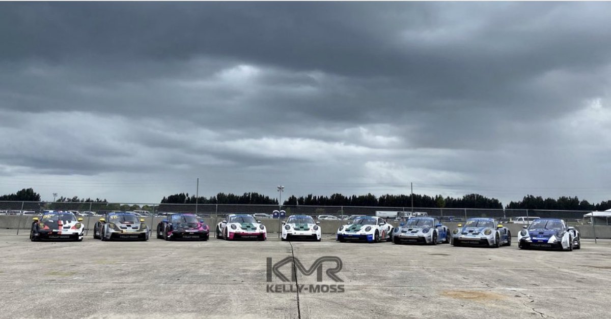 SeanVarwig's tweet image. Awesome load in day here @sebringraceway and got to see the #2 for the first time all dressed up in @KellyMossRacing and @PorscheRaces Carrera Cup North America swag Right before it started pouring rain 🤷‍♂️. Anyways, we are ready to rock and roll for practice 1 at 9AM tomorrow!!!