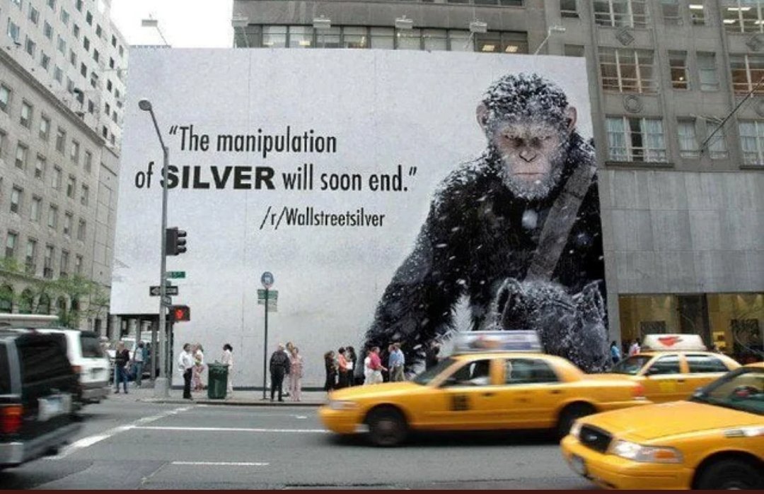 SumDumApe's tweet photo. @CPMGroupLLC #silver #silversqueeze #wallsteetsilver #TheWigLies #JustSayNoToFrauds https://t.co/XOEnR6SUCx