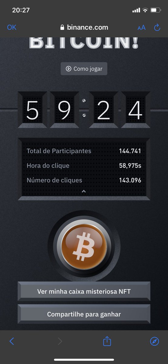 PKuhsler's tweet photo. Agora é a hora!!!🙏🏾 #Binance  #BitcoinButton https://t.co/FWIxqEq9Em