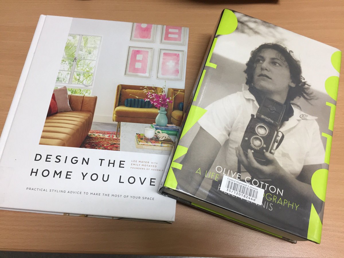 AmyTinderbox's tweet photo. Can’t stop borrowing books from the library... looking forward to this #olivecotton biography, great cover too! #books #art #librarylove https://t.co/74yC8cDSnP