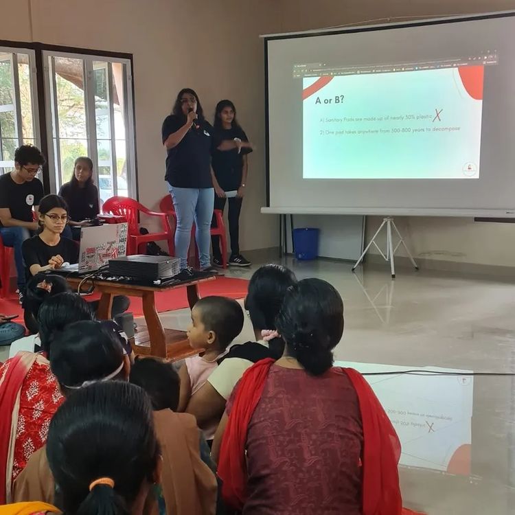 _TheRedLotus_'s tweet photo. On the occasion of women's day, TRL hosted an awareness session and a distribution drive with the Navy Wives' Welfare Association.

Manasvi, Shreya and Ishita also also held a talk as part of Kochi City Police Self-Defence programme.

#WomensDay #sustainablemestruation #period https://t.co/2LnCSr2acD
