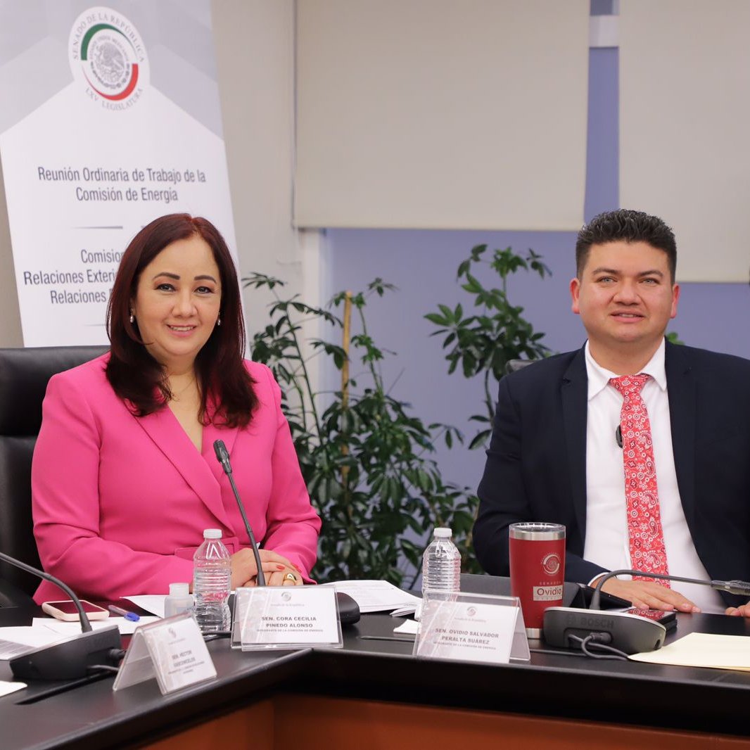 PtSenado's tweet photo. #EnComisiones, la senadora Cora Pinedo Alonso votó a favor del dictamen mediante el cual el Senado de la República ratifica el Acuerdo de Cooperación sobre los Usos Pacíficos de la Energía Nuclear con los Estados Unidos de América. https://t.co/s1Z1y4MvTb