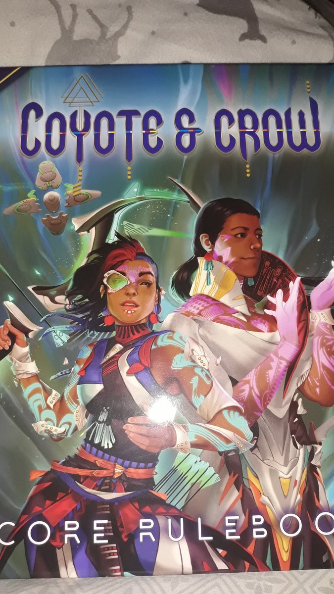 lilmilizee's tweet photo. The world and character building in @CoyoteNCrowRPG is absolutely stunning. I can, and will, spend hours in this world and can't wait to share it with my babies.
#TheFutureisInterconnected #NativeFutures #CoyoteAndCrow https://t.co/TmljI5YnC1