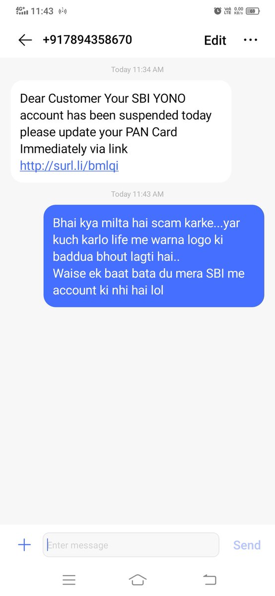 AdeebRizwan's tweet photo. @TheOfficialSBI @cyber @Cyberdost Fraud hai ye banda, SBI ke naam per thagi krega please look at this matter... https://t.co/KiET16JQTz