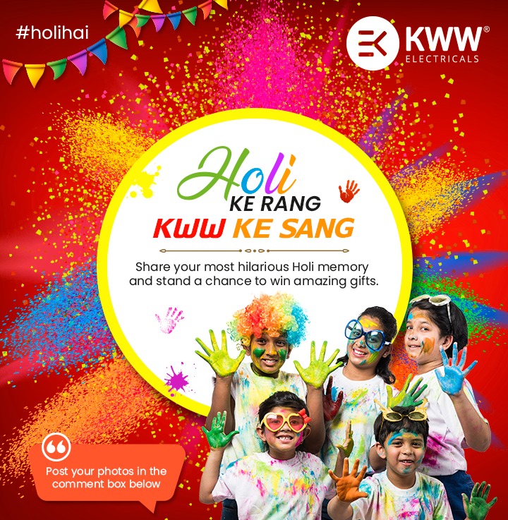 Holi Ke Rang  "KWW" Ke Sang

This Holi, share your most hilarious Holi moments &amp; win amazing gifts.

1. Share a colourful photo from your Holi celebrations

2. Upload it on your social media profile.

Submit your entry in the comment box below...

#holi #holi2022 #contest #KWW