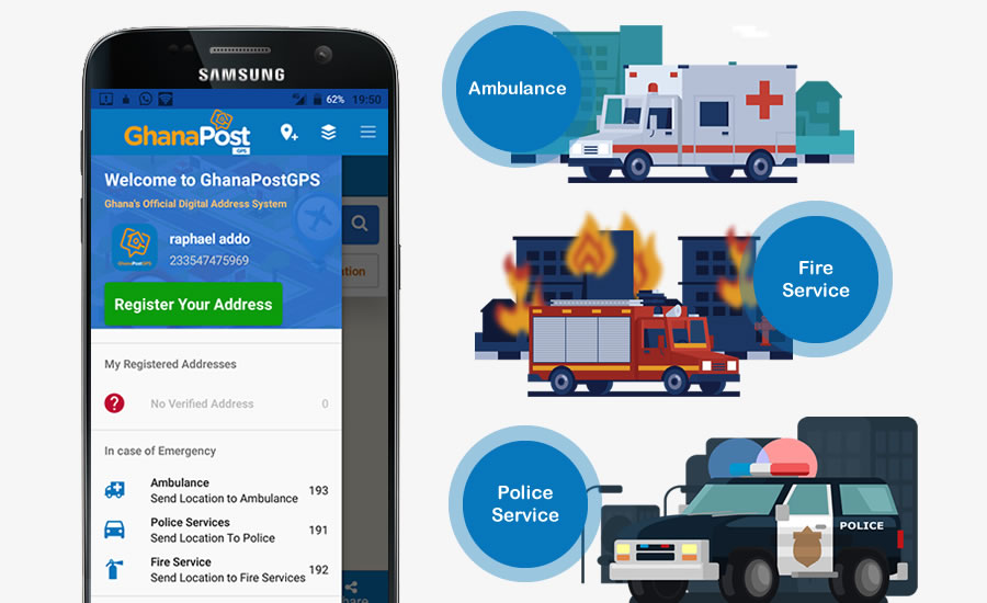 Ch_andoh's tweet photo. Ghana Post GPS app comes with innovative value – panic buttons. The buttons help in easy communication to the Police, Fire and Ambulance services in the event of imminent danger.
#EGhana
#DigiTimeInGh https://t.co/1KbgUXfRkE