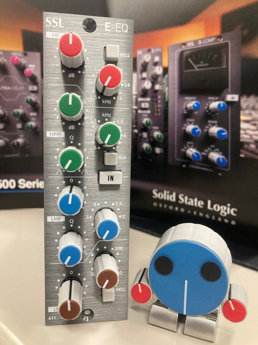 SSL_Japan's tweet photo. #500シリーズ 　E Series EQモジュールのご紹介！
1979年から1987年に生産された #SSL #4000E コンソールに搭載された２種類の #EQ  “Black-242”と“Brown-02”を搭載したモジュールです！！！ https://t.co/zutWcQTd08