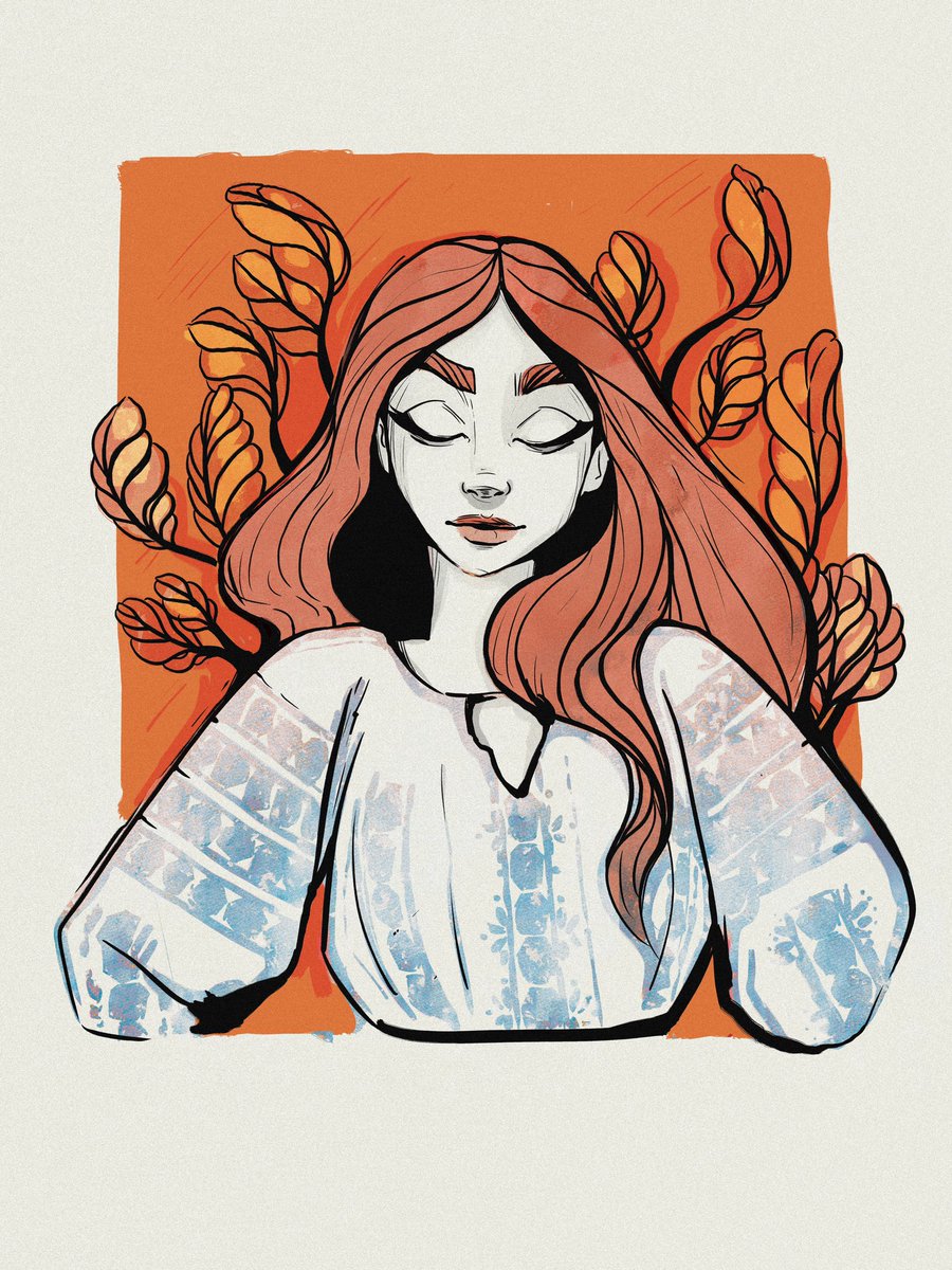 CIIllustrations's tweet photo. I’ve always been in love with our traditional blouse called “ie”.
A young Romanian girl wearing a traditional shirt.

Since I was a little girl I was fascinated by our traditional folklore and.

#digitalart #characterdesign #drawing #art #instaart #sketch #illustration #folklore https://t.co/Y17PkTQRqr