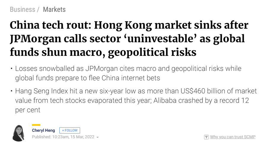This must be the worst timing I've ever seen on a call.

HK ripping today - Tencent +21%, Alibaba +20%, Meituan +28%, Kuaishou +31%, etc