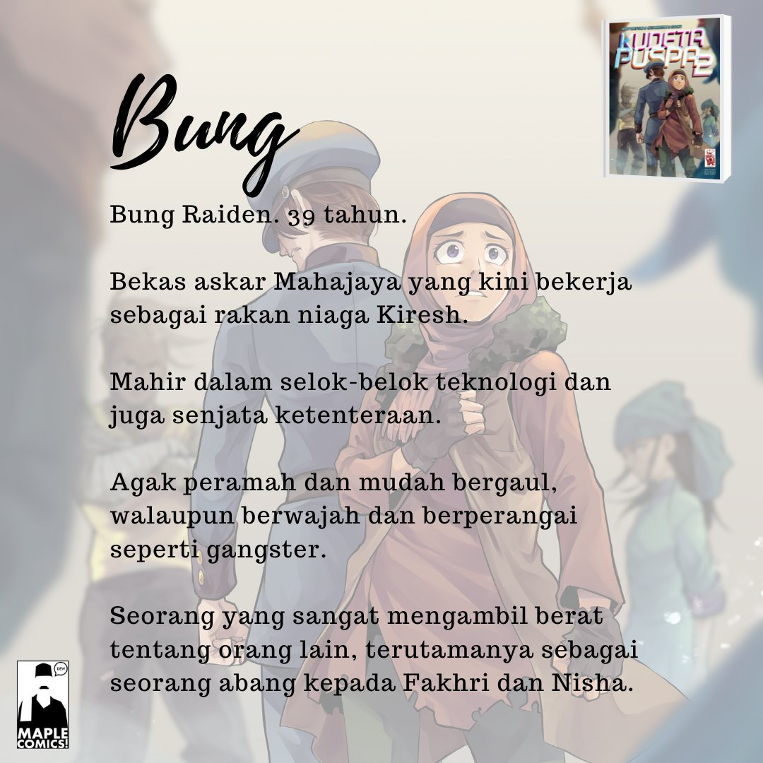 komikmaple's tweet photo. Bung Raiden, gangster yang peramah.
#kudetapuspa #kudetapuspa2 #hasifrayyan #komikmaple #maplecomics https://t.co/5ZE0pGUDug