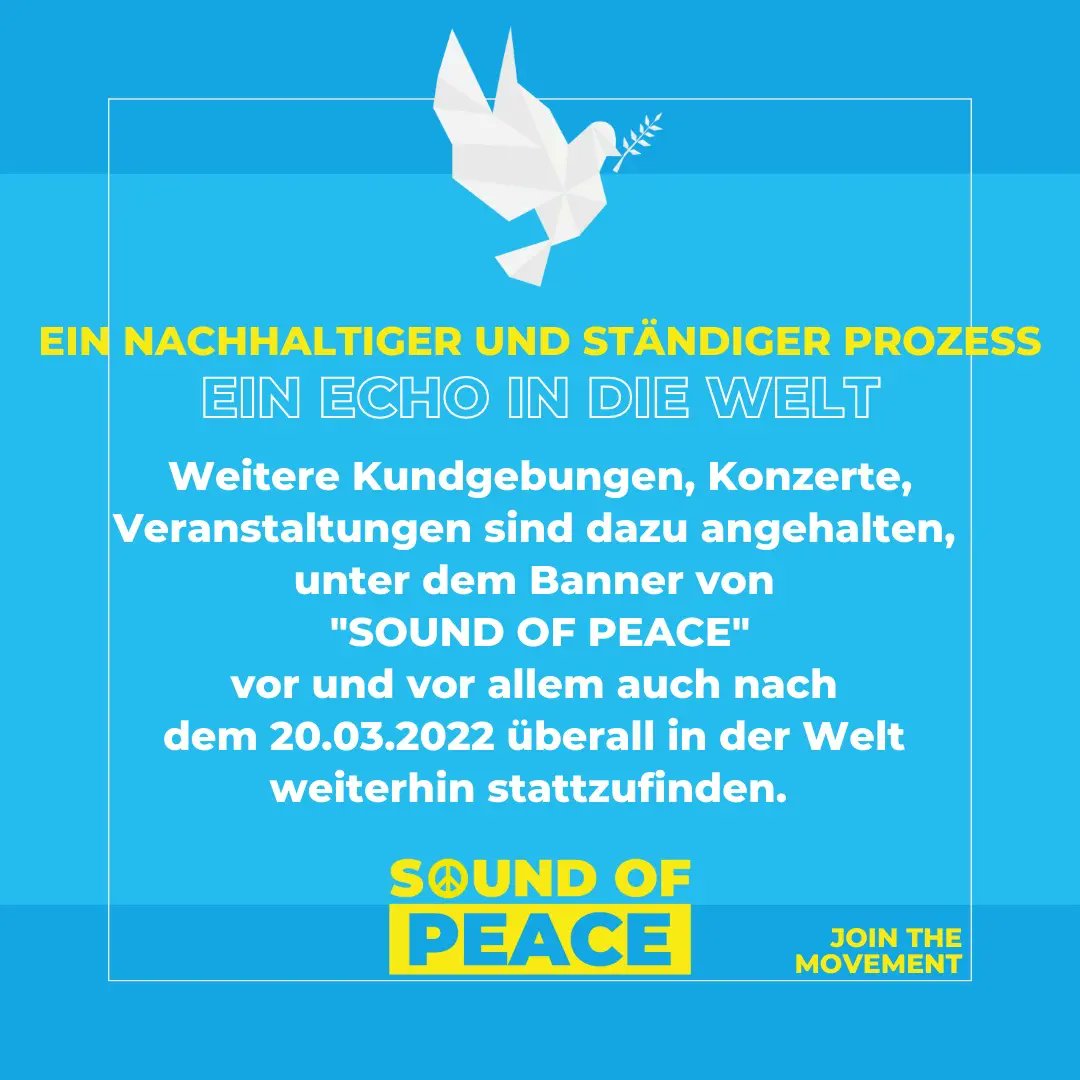 wirmittendrin's tweet photo. #soundofpeace 20/3/22 #Berlin! 🤍🕊🤝🏾 Weil Frieden die einzige Lösung ist. https://t.co/Zr0cQd0wwX