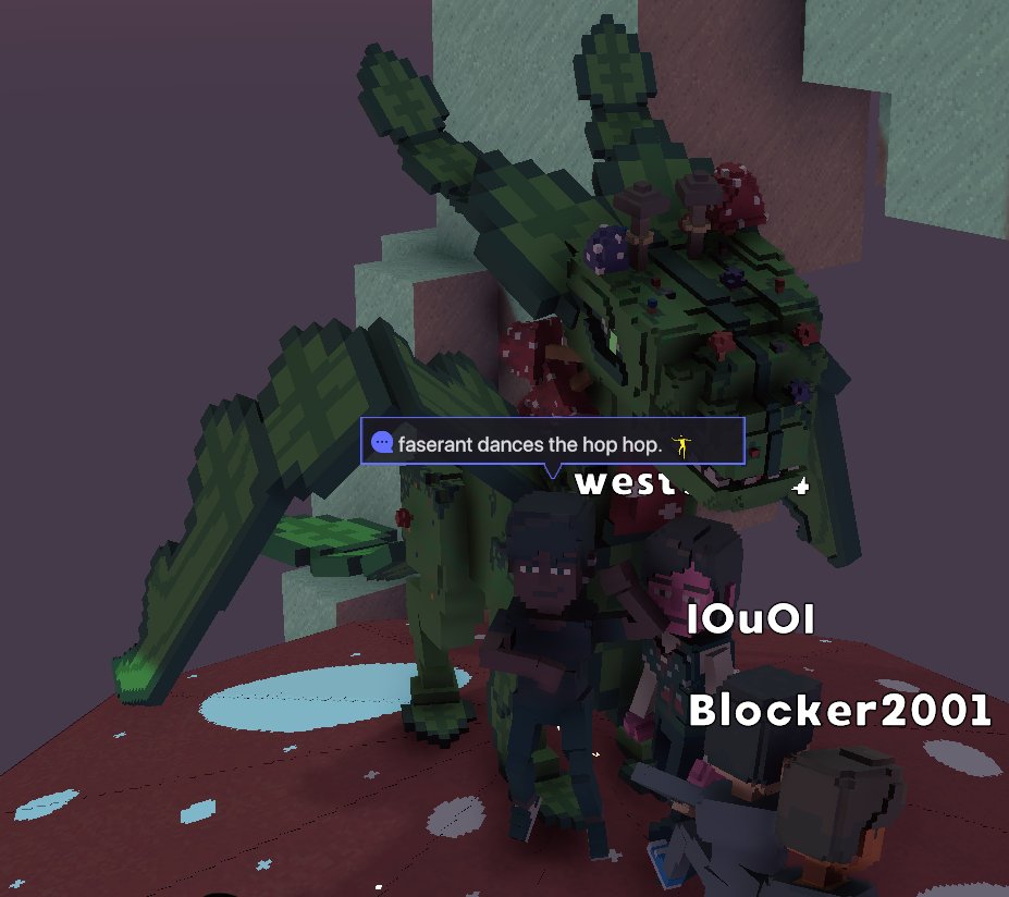 faserant's tweet photo. @TheSandboxGame I just participated in the daily #SandboxAlphaS2Contest for a chance to earn up to 1,000 $SAND! Starting March 15 - Selfie with the mushroom dragon. Check out my screenshot below! 👇 #SandboxAlphaS2 https://t.co/FgH1qguK2w