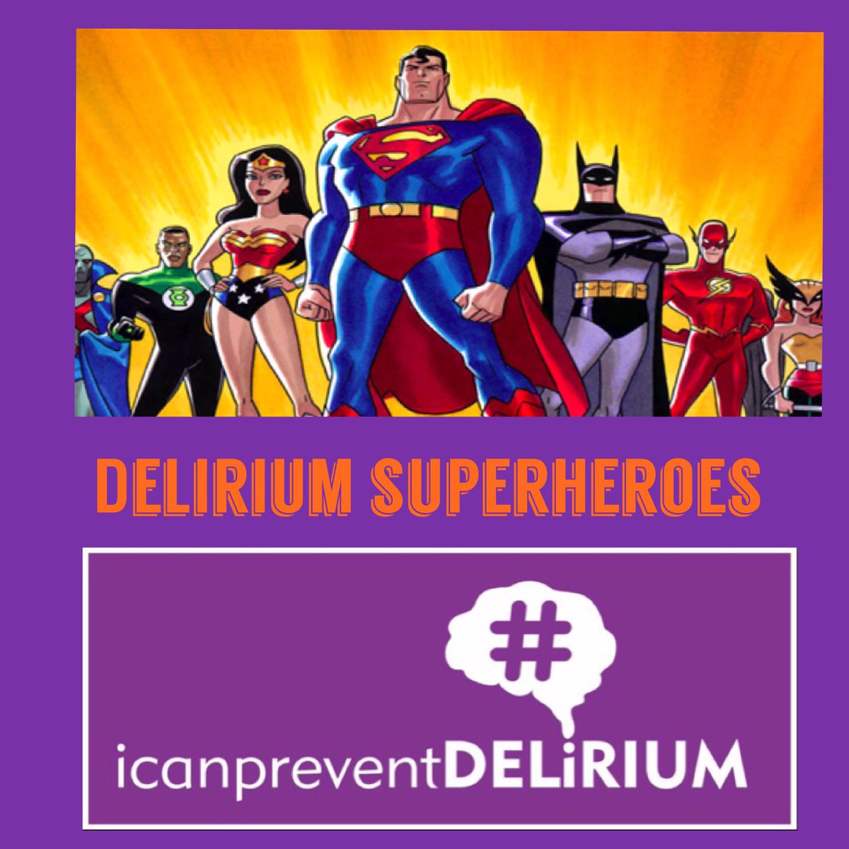 matrondebs's tweet photo. Happy world delirium day! Today I'm going to be encouraging as many staff as possible to be #deliriumsuperheros  #WDAD2022 @RDEhospitals @SurgeryRde @RDEMedicine https://t.co/4oPsozClqs