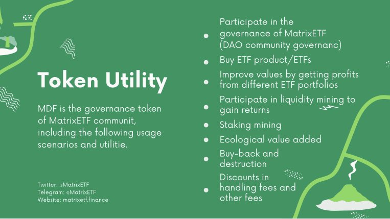 Easy to participate: easy to join, easy to withdraw and a lot of incentives for participants
Join <a href="/MatrixETF/">MatrixETF</a> now!

#MatrixETF #solana #DAO #Defi