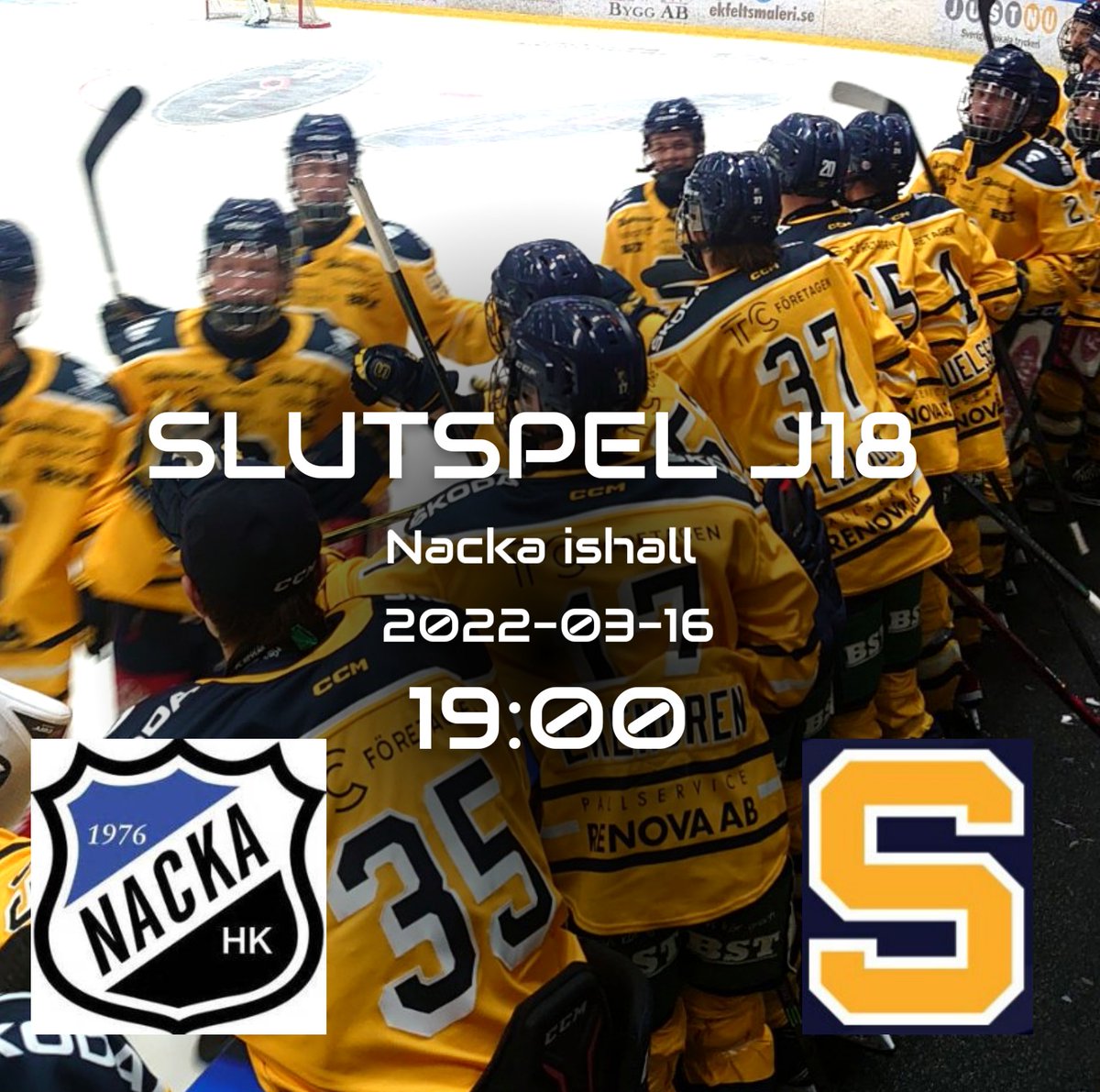 Bacciskungen's tweet photo. N E D S L Ä P P
Efter två säsonger av inställda matcher
Är det äntligen dags för slutspel!
#SSKJ18 börjar borta mot nacka ikväll kl 19:00
Matchen sänds även på https://t.co/iOXwB3Y0dd (om det fungerar)
#instaSSK #SSKJ18 #TILLSAMMANS #FRAMÅTSPORT #TEAMSPIRIT #CCM #björcksbuss https://t.co/inbpqeSe5a
