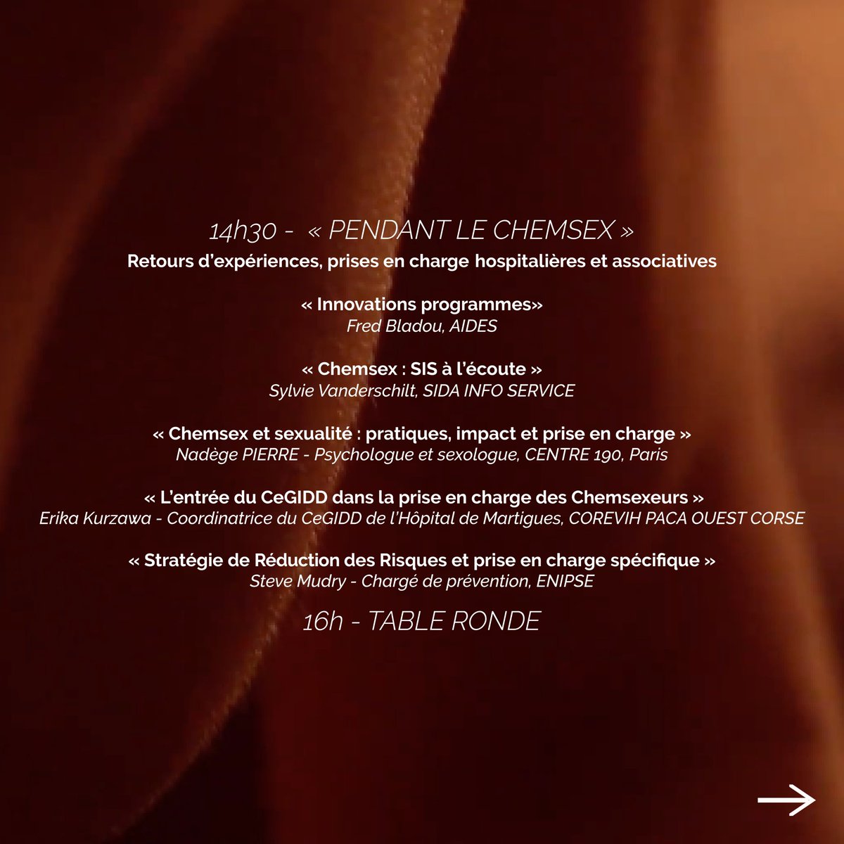 CorevihL's tweet image. Le @CorevihL organise une journée d'échanges sur la thématique du #Chemsex le 14 avril 2022. 
Découvrez le programme et le lien d'inscription 👇