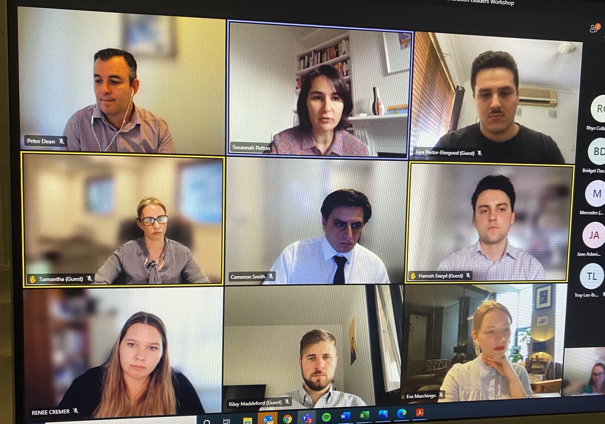 So excited to kick off this important discussion with  Day 1 of the U.S.-AUS Regional Online Workshop with an incredible group of young leaders from rural &amp; regional AUS. Special thanks to <a href="/YoungAustIntAff/">Young Australians in International Affairs</a> <a href="/LowyInstitute/">The Lowy Institute</a> <a href="/danielle_chb/">Danielle Chubb</a> <a href="/uwanews/">UWA</a> #USAembassyinOZ #NextGen 🇦🇺🇺🇸