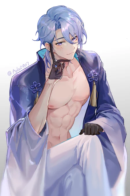 Actually, I drew the other version……😻 