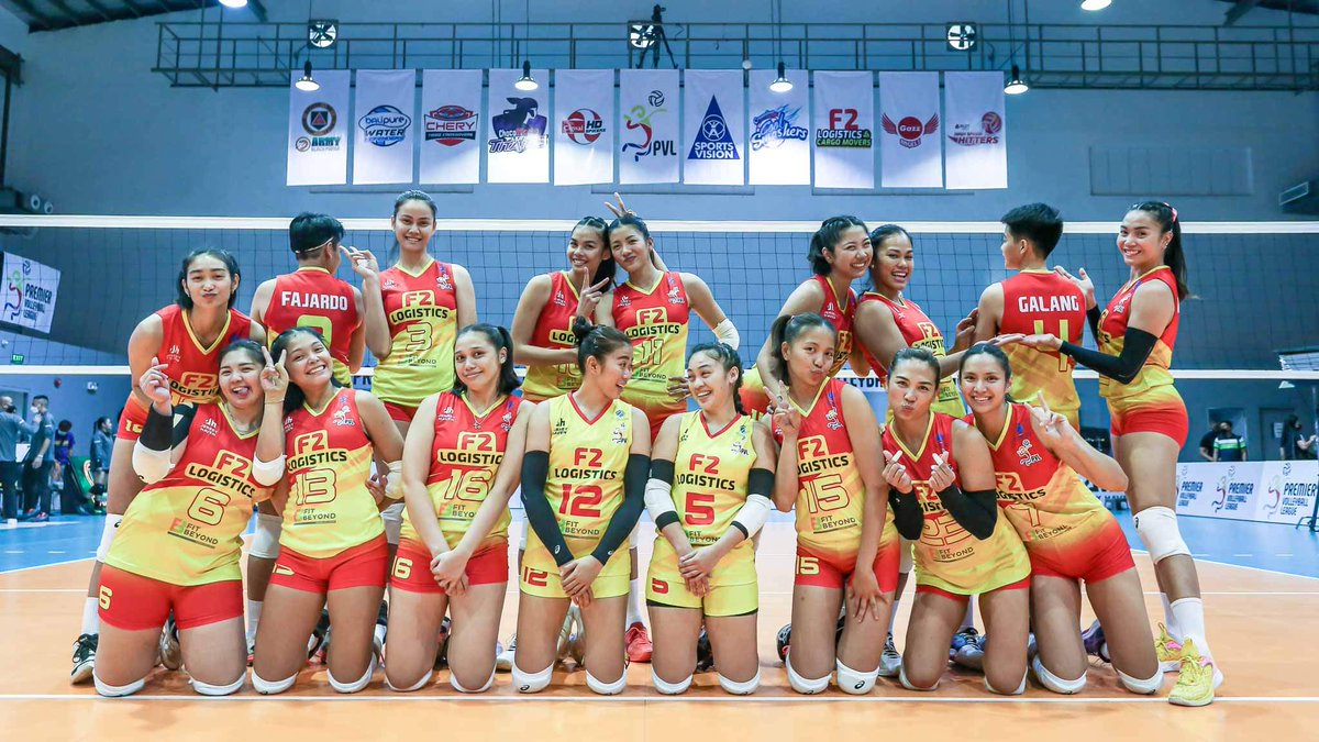 pvlph's tweet photo. Welcome to #PVL2022, F2 Logistics 🚚  💛

Catch the Cargo Movers' debut LIVE at 3PM on One Sports, One Sports+, Cignal Play, and GigaPlay.

You can also stream the game over at KUMU and https://t.co/3GMAfKqYp5 at 3:30PM. https://t.co/BUoK0f86Ag