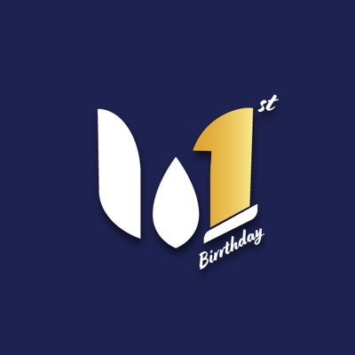 Let celebrate our 1st birthday 🥳 #NewProfilePic